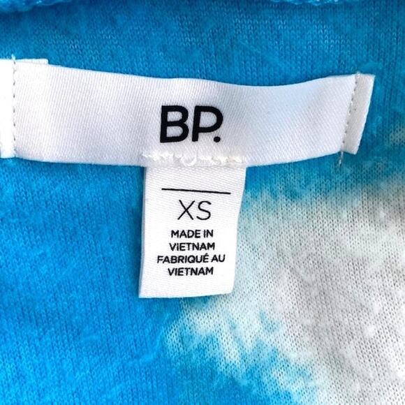 bp NEW Nordstrom Fluffy Clouds Soft Fleece Zip Jacket Blue Pocketed Unisex XS - Picture 4 of 6